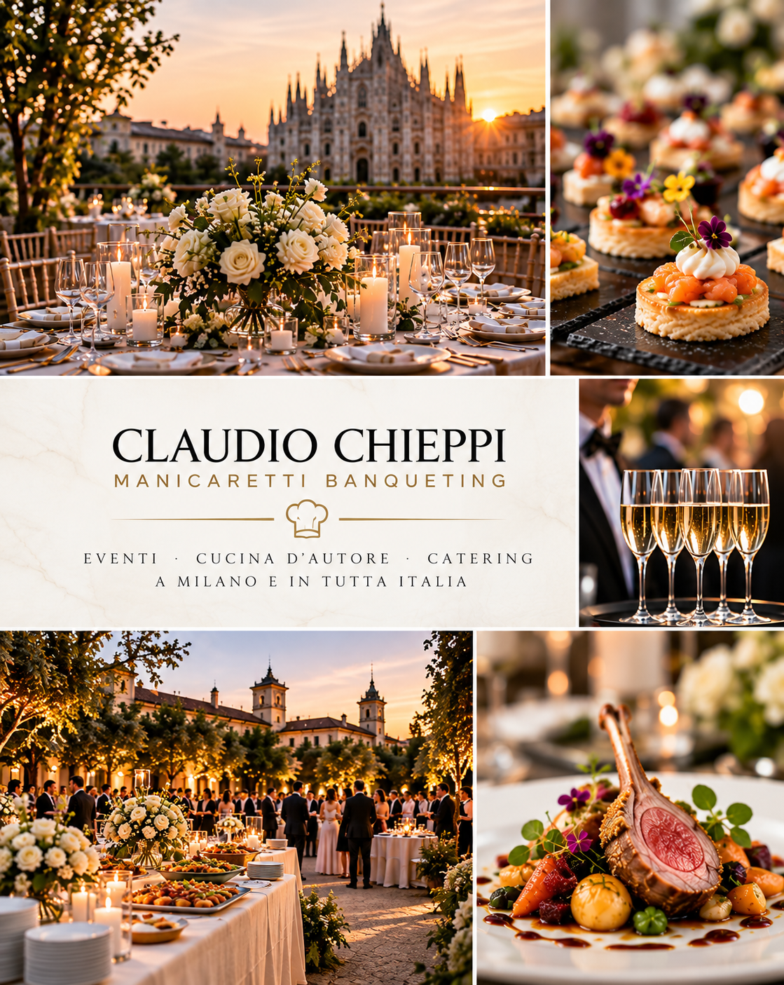 Catering Milano per Eventi e Matrimoni | Claudio Chieppi